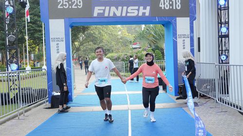 Race photo from KEMLU RUN 2025