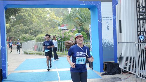 Race photo from KEMLU RUN 2025