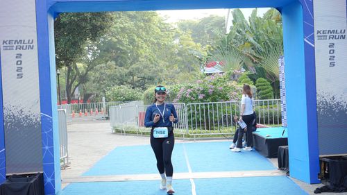 Race photo from KEMLU RUN 2025