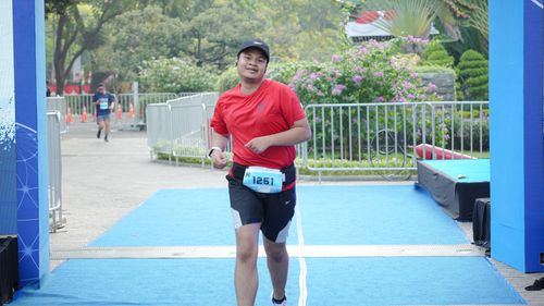Race photo from KEMLU RUN 2025