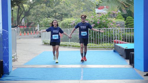 Race photo from KEMLU RUN 2025