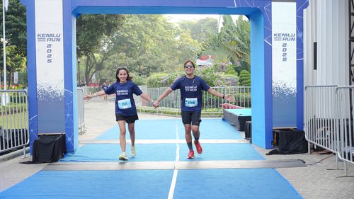 Race photo from KEMLU RUN 2025