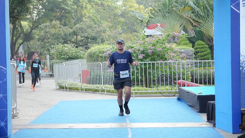 Race photo from KEMLU RUN 2025