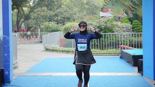 Race photo from KEMLU RUN 2025