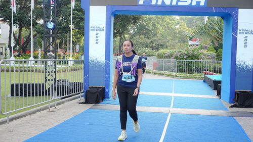 Race photo from KEMLU RUN 2025