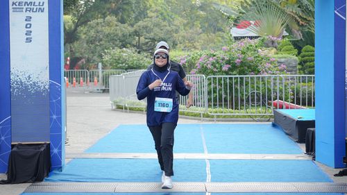 Race photo from KEMLU RUN 2025