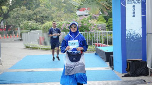Race photo from KEMLU RUN 2025