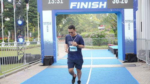 Race photo from KEMLU RUN 2025