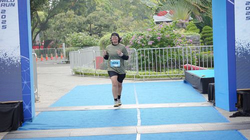 Race photo from KEMLU RUN 2025