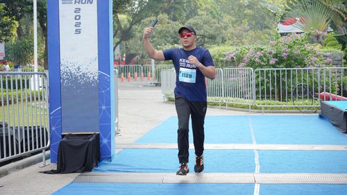 Race photo from KEMLU RUN 2025