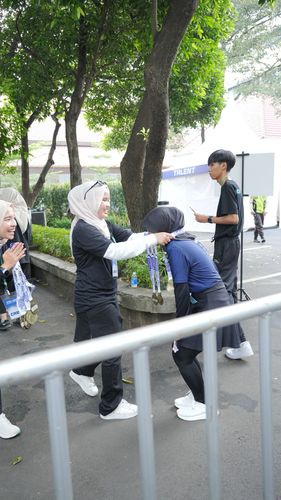 Race photo from KEMLU RUN 2025