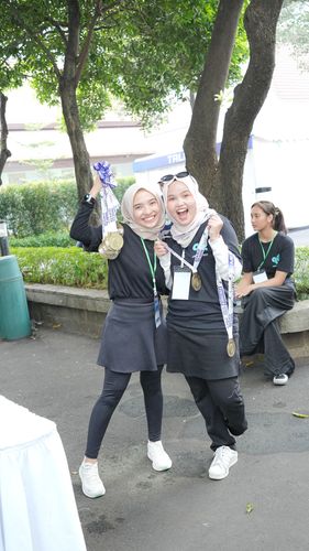 Race photo from KEMLU RUN 2025