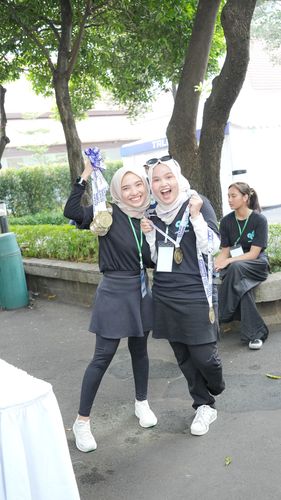 Race photo from KEMLU RUN 2025