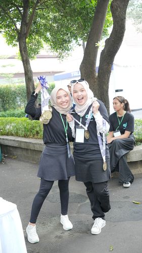 Race photo from KEMLU RUN 2025