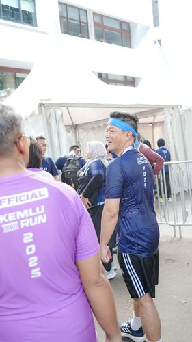 Race photo from KEMLU RUN 2025