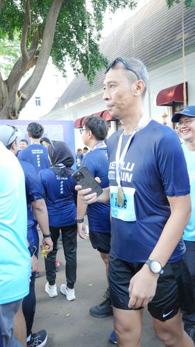Race photo from KEMLU RUN 2025