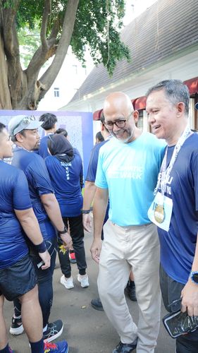 Race photo from KEMLU RUN 2025