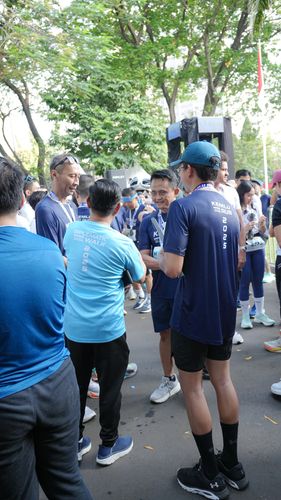 Race photo from KEMLU RUN 2025