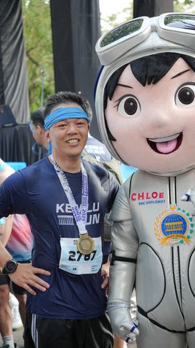 Race photo from KEMLU RUN 2025