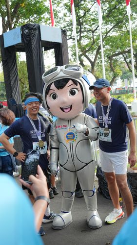 Race photo from KEMLU RUN 2025