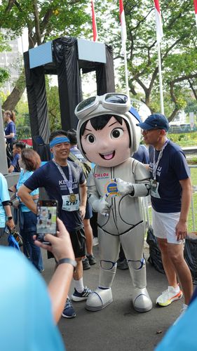 Race photo from KEMLU RUN 2025