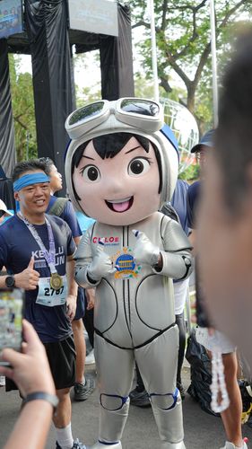 Race photo from KEMLU RUN 2025