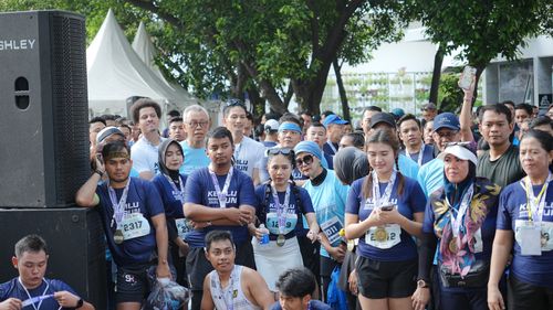 Race photo from KEMLU RUN 2025