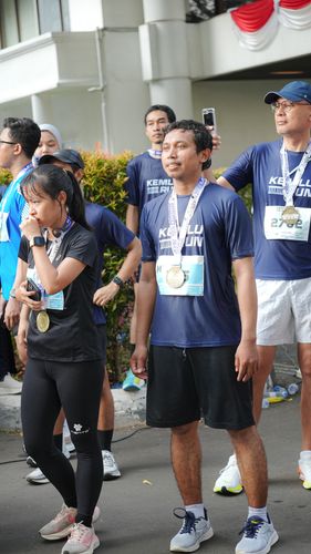 Race photo from KEMLU RUN 2025