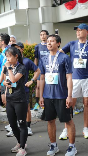 Race photo from KEMLU RUN 2025