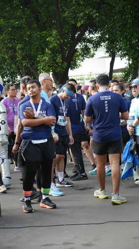 Race photo from KEMLU RUN 2025
