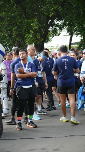 Race photo from KEMLU RUN 2025