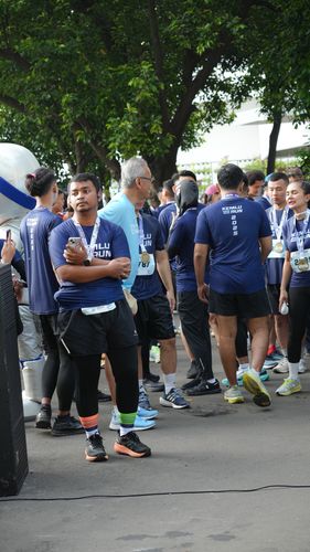 Race photo from KEMLU RUN 2025