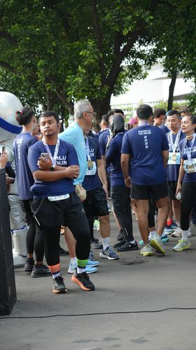 Race photo from KEMLU RUN 2025