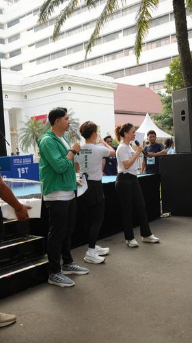 Race photo from KEMLU RUN 2025
