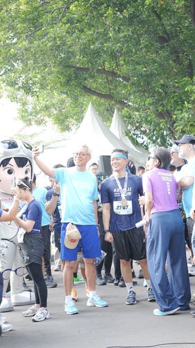 Race photo from KEMLU RUN 2025