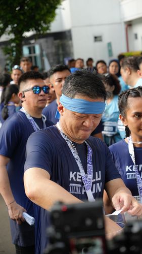 Race photo from KEMLU RUN 2025