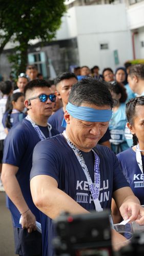 Race photo from KEMLU RUN 2025