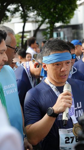 Race photo from KEMLU RUN 2025