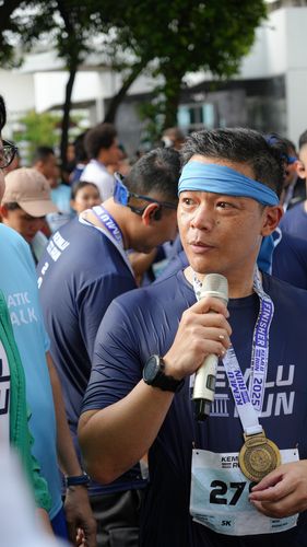 Race photo from KEMLU RUN 2025