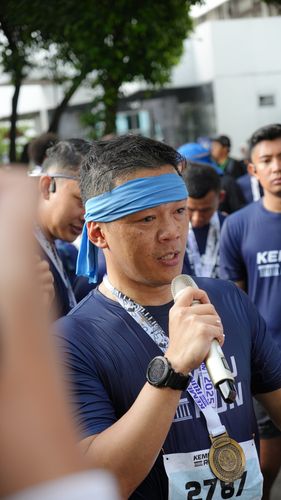 Race photo from KEMLU RUN 2025