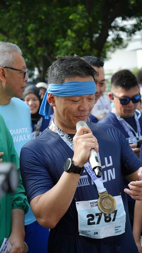 Race photo from KEMLU RUN 2025