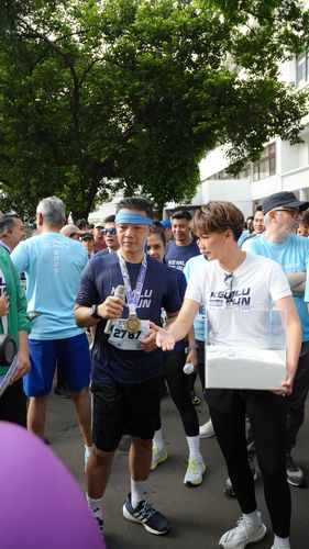 Race photo from KEMLU RUN 2025