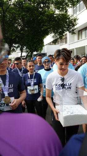 Race photo from KEMLU RUN 2025