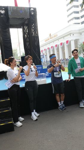 Race photo from KEMLU RUN 2025