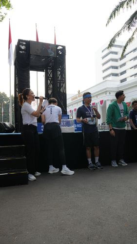 Race photo from KEMLU RUN 2025