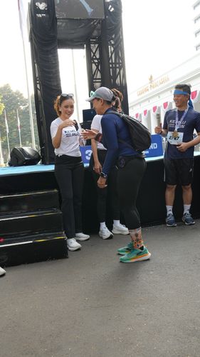 Race photo from KEMLU RUN 2025