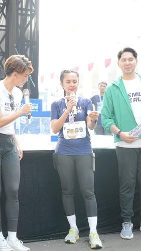 Race photo from KEMLU RUN 2025