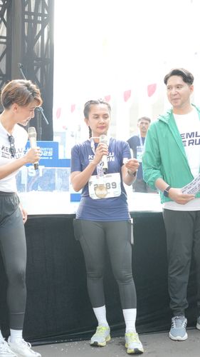Race photo from KEMLU RUN 2025