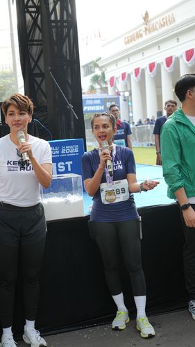 Race photo from KEMLU RUN 2025