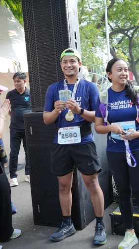 Race photo from KEMLU RUN 2025